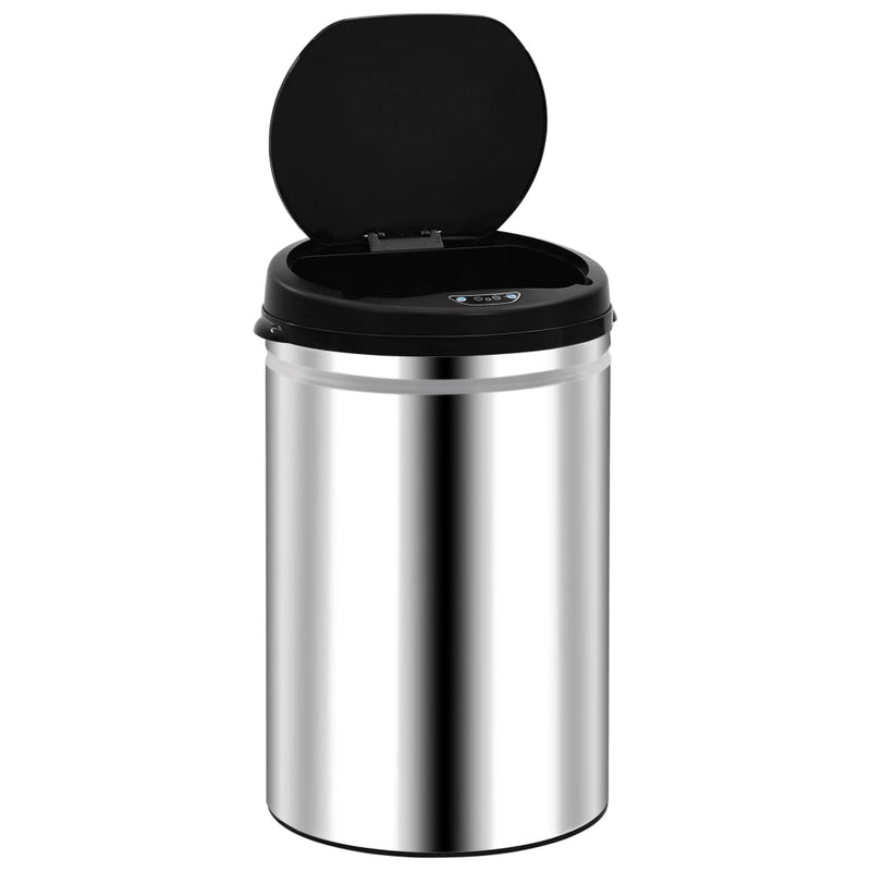 Load image into Gallery viewer, Vidaxl prullenbak met automatische sensor 30 l roestvrij staal