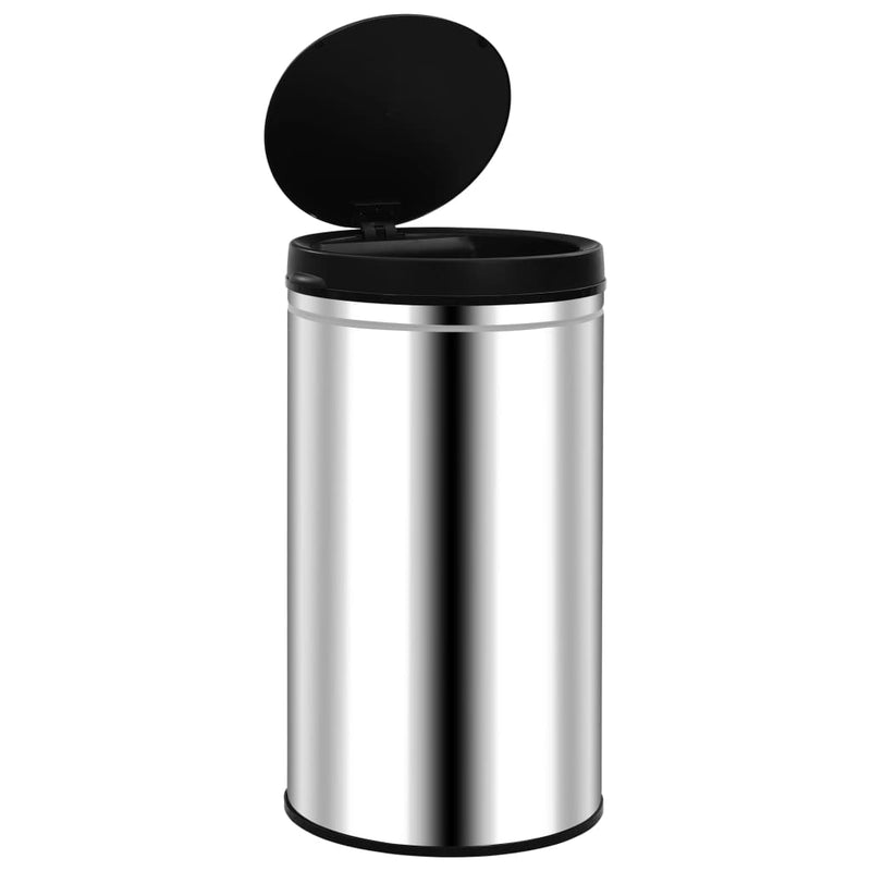Load image into Gallery viewer, Vidaxl prullenbak met automatische sensor 60 l roestvrij staal