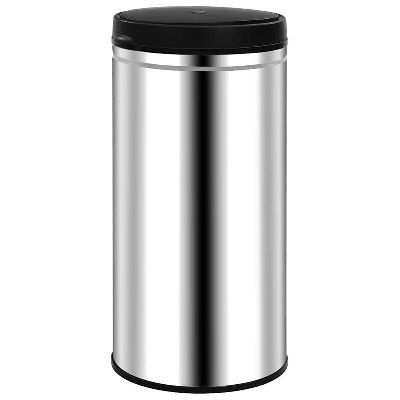 Load image into Gallery viewer, Vidaxl prullenbak met automatische sensor 70 l roestvrij staal