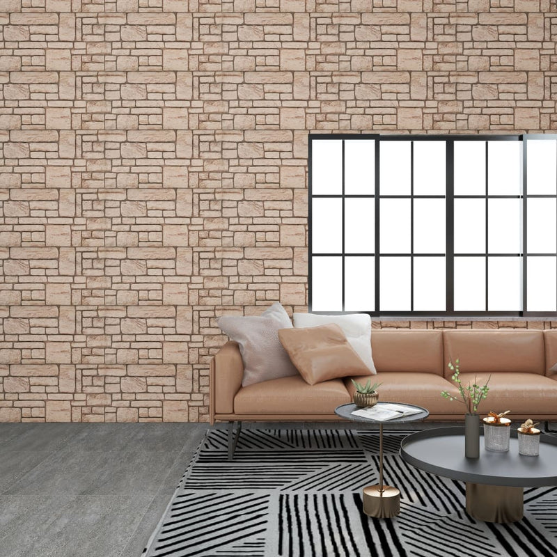 Load image into Gallery viewer, VidaXL 11 st Wandpanelen 3D beige baksteen EPS