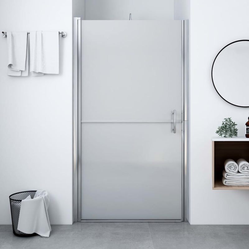 Load image into Gallery viewer, Vidaxl douchedeur mat 81x195 cm gehard glas