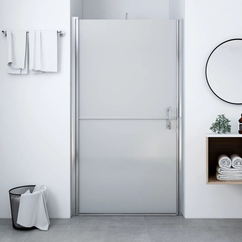 Load image into Gallery viewer, Vidaxl douchedeur mat 91x195 cm gehard glas