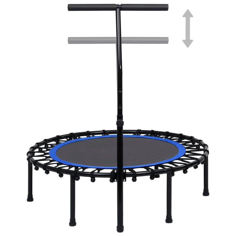 Load image into Gallery viewer, VidaXL Fitnesstrampoline met handgreep 102 cm