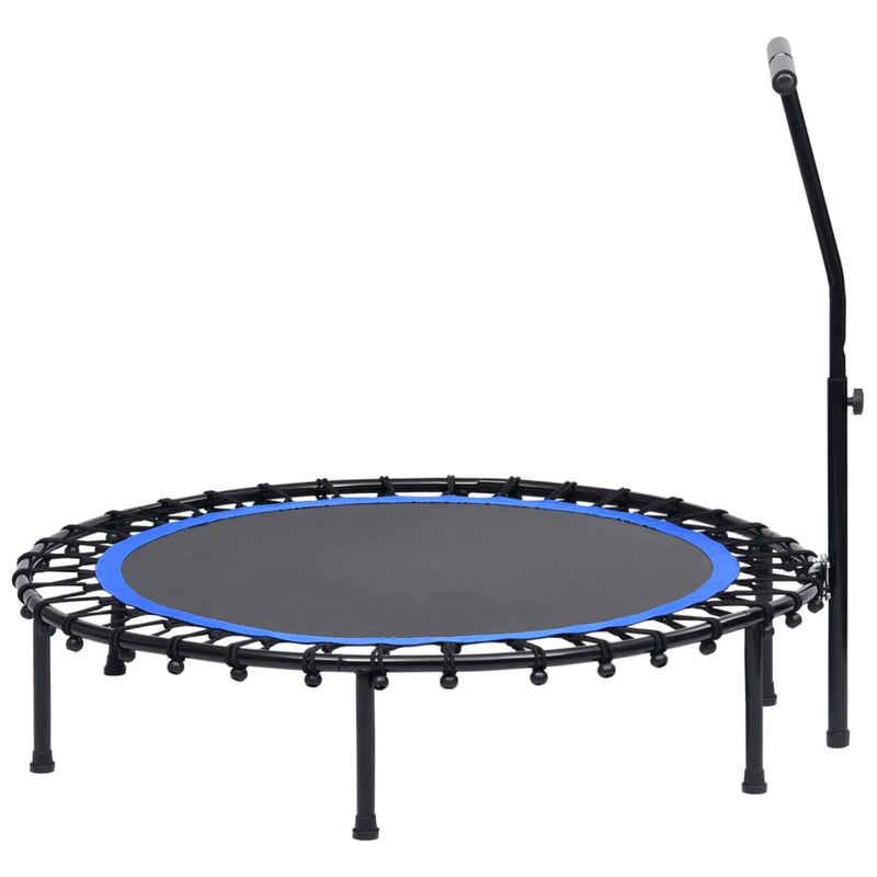 Afbeelding laden in galerijviewer, VidaXL Fitnesstrampoline met handgreep 122 cm