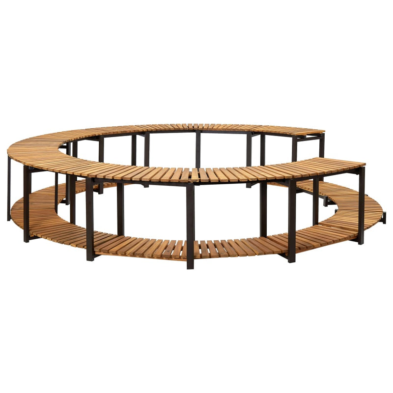 Load image into Gallery viewer, VidaXL Spa-ombouw 273x53 cm massief acaciahout