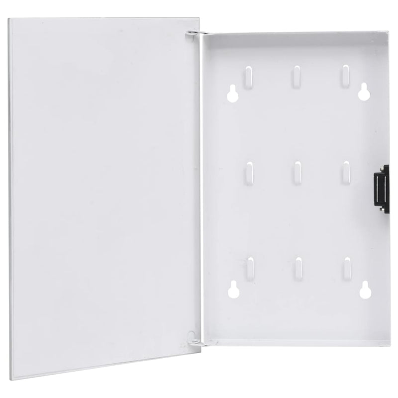 Chargez l'image dans la visionneuse de la galerie, Vidaxl sleutelkast met magneetbord 30x20x4 cm wit