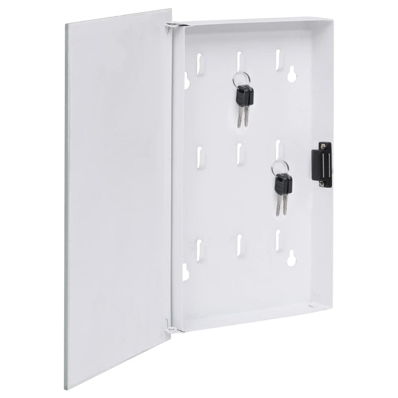 Chargez l'image dans la visionneuse de la galerie, Vidaxl sleutelkast met magneetbord 30x20x4 cm wit
