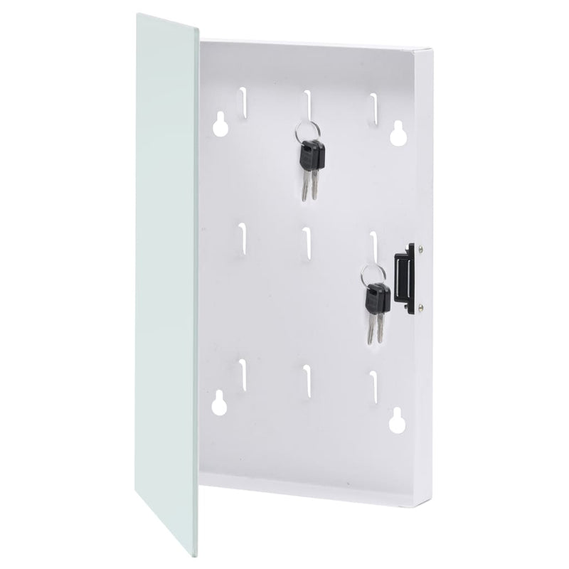 Chargez l'image dans la visionneuse de la galerie, Vidaxl sleutelkast met magneetbord 30x20x4 cm wit