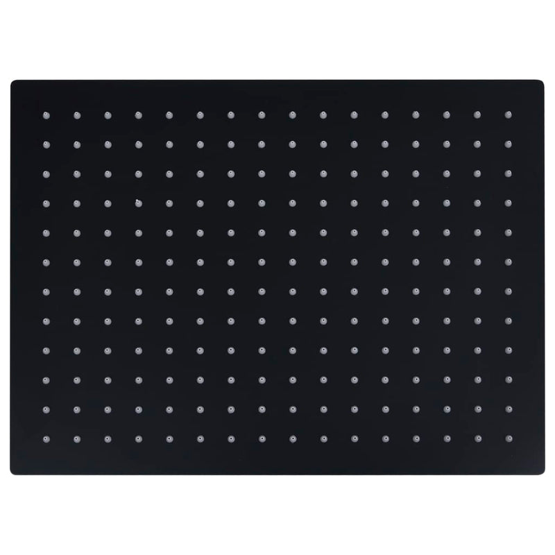 Load image into Gallery viewer, Vidaxl regendouchekop rechthoekig 40x30 cm roestvrij staal zwart