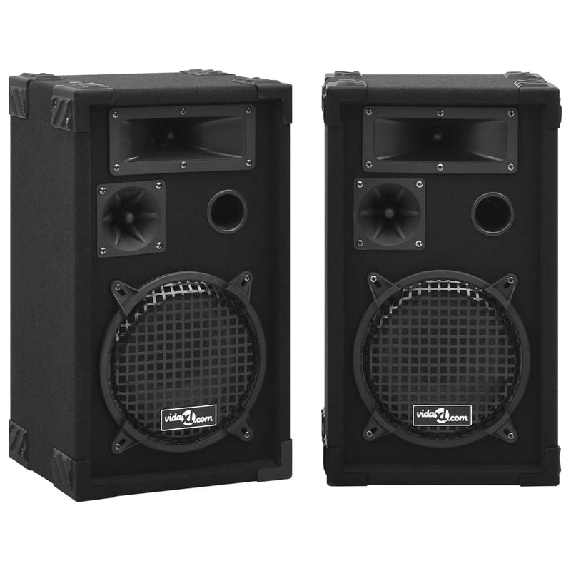 Load image into Gallery viewer, Vidaxl hifi-podiumluidsprekers 2 st passief professioneel 800 w zwart