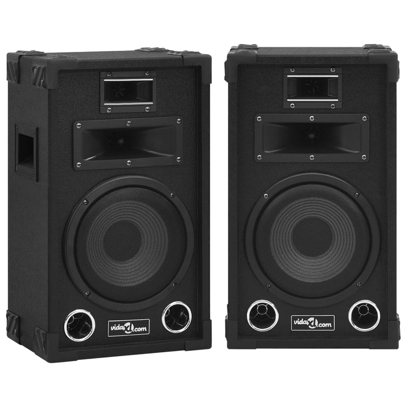 Load image into Gallery viewer, Vidaxl hifi-podiumluidsprekers 2 st passief professioneel 800 w zwart