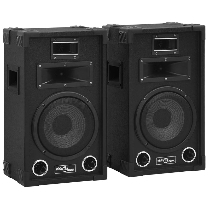 Load image into Gallery viewer, Vidaxl hifi-podiumluidsprekers 2 st passief professioneel 800 w zwart