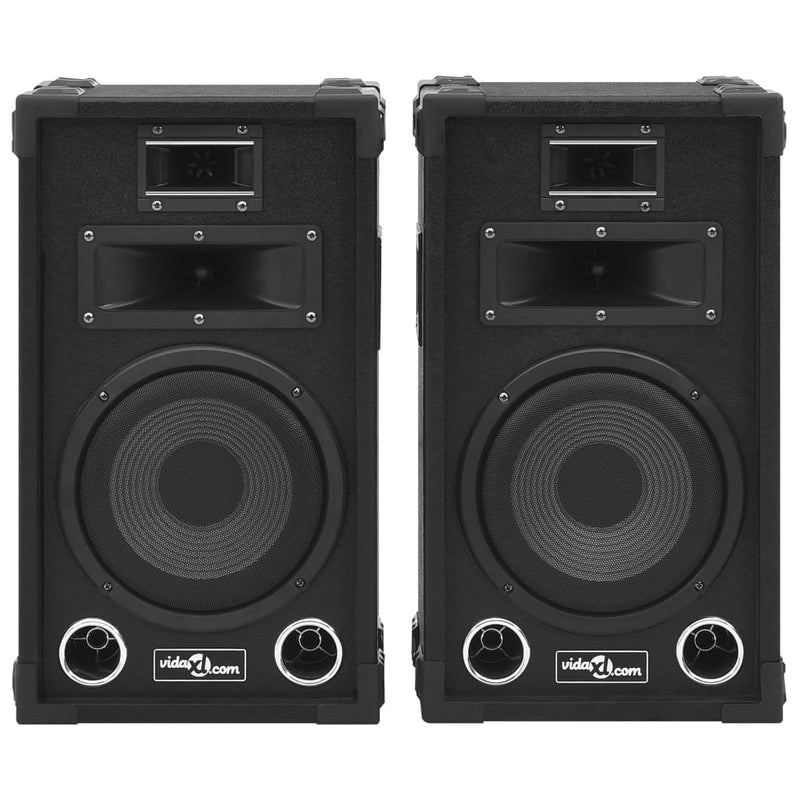Load image into Gallery viewer, Vidaxl hifi-podiumluidsprekers 2 st passief professioneel 800 w zwart