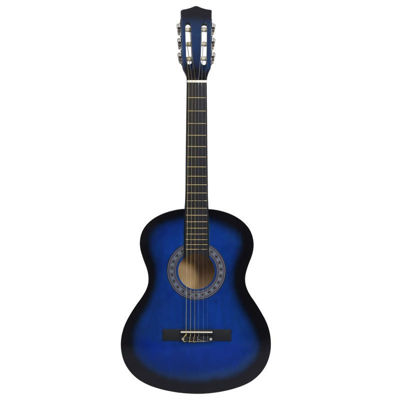 Load image into Gallery viewer, Vidaxl gitaar klassiek beginner met tas 3 4 36 blauw