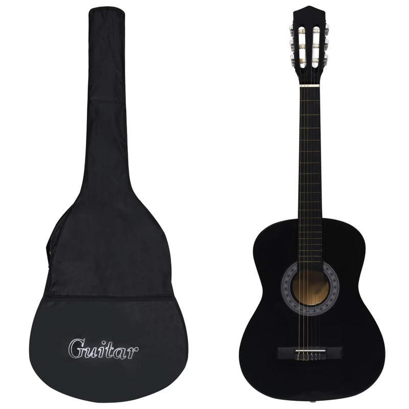 Load image into Gallery viewer, Vidaxl gitaar klassiek beginner met tas 3 4 36 zwart