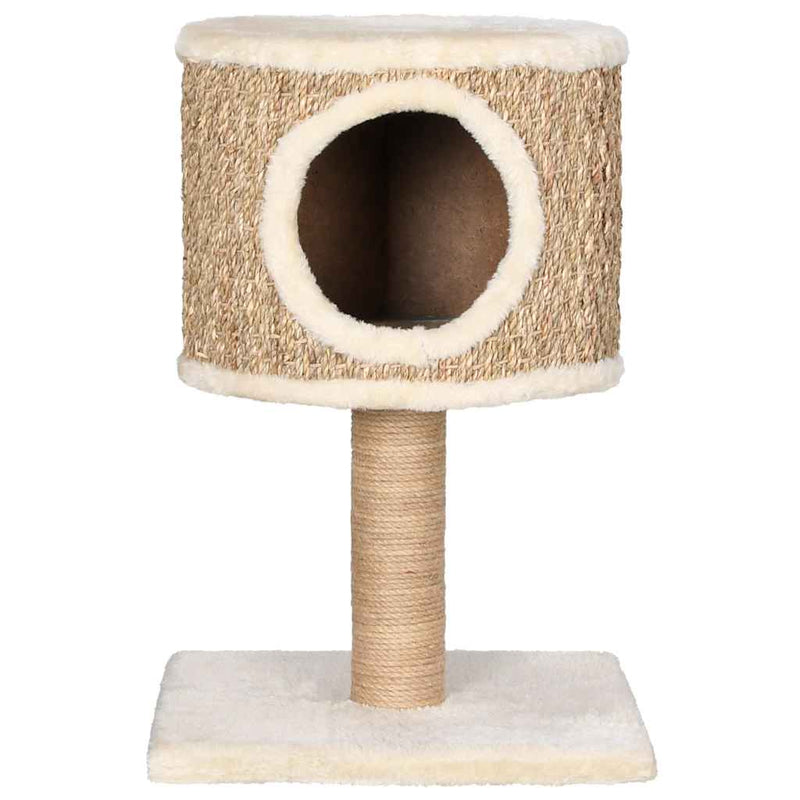 Chargez l'image dans la visionneuse de la galerie, Vidaxl kattenmeubel met huis en krabpaal 52 cm zeegras