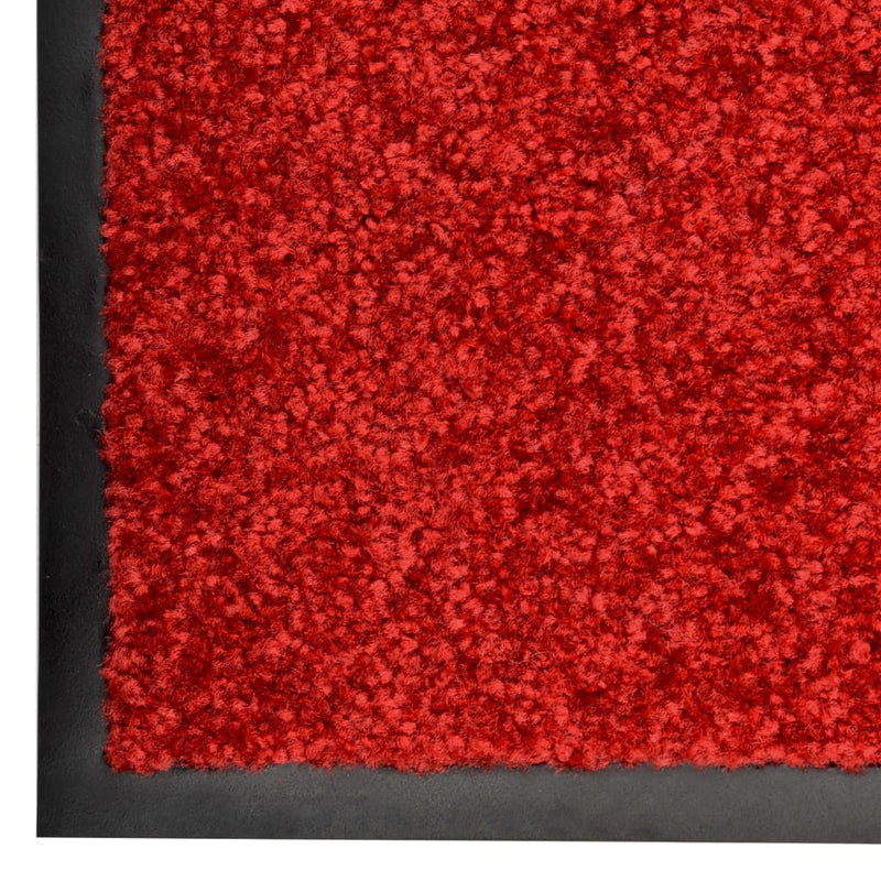 Load image into Gallery viewer, Vidaxl deurmat wasbaar 60x90 cm rood