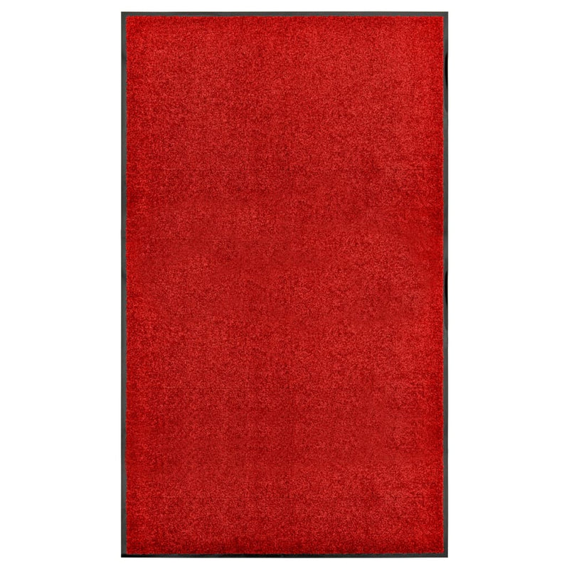 Load image into Gallery viewer, Vidaxl deurmat wasbaar 90x150 cm rood