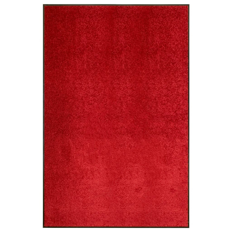 Load image into Gallery viewer, Vidaxl deurmat wasbaar 120x180 cm rood