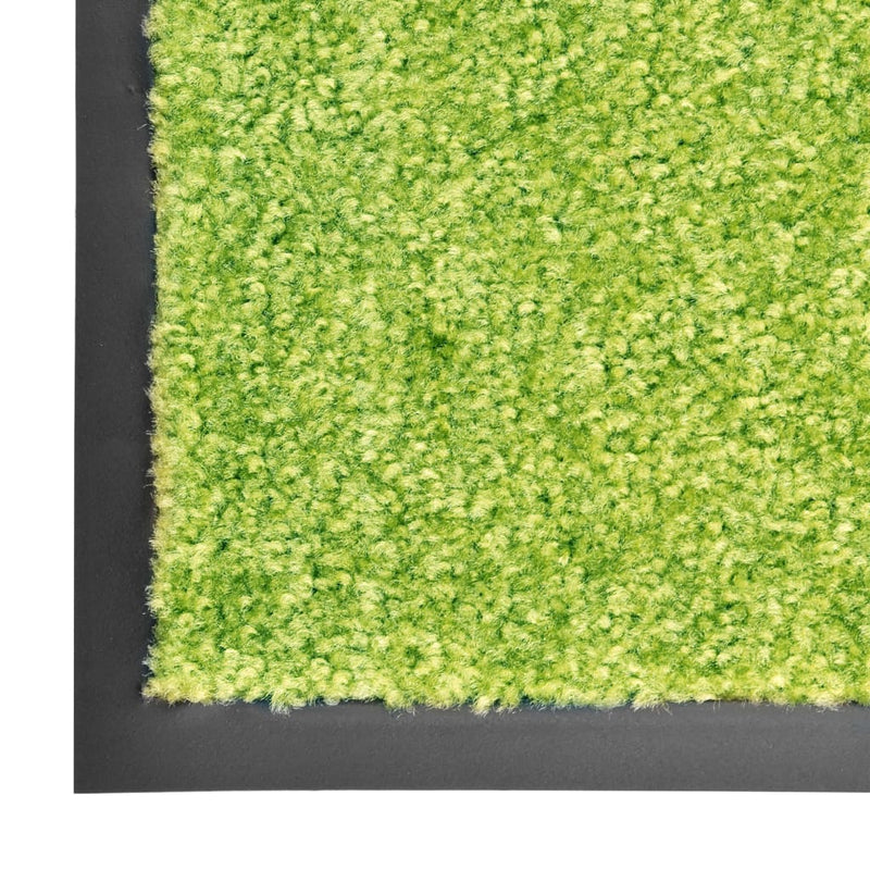 Load image into Gallery viewer, Vidaxl deurmat wasbaar 60x180 cm groen