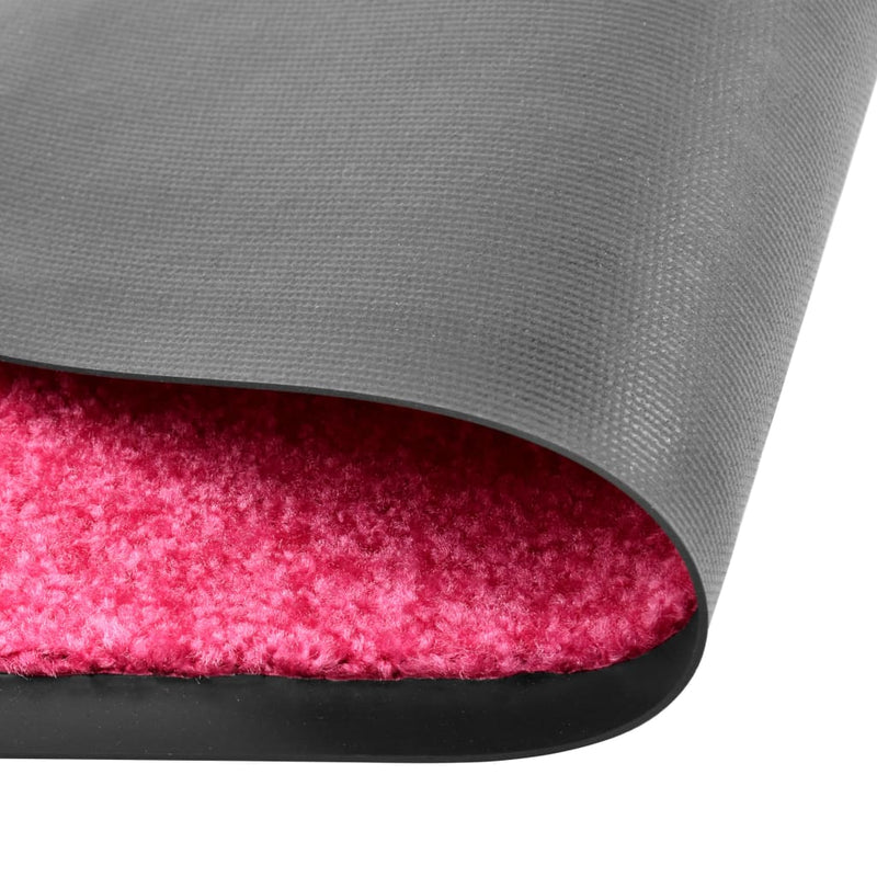 Load image into Gallery viewer, Vidaxl deurmat wasbaar 60x90 cm roze