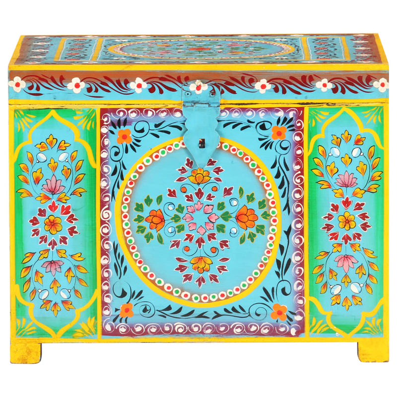 Load image into Gallery viewer, Vidaxl opbergbox handgeschilderd 50x40x40 cm massief mangohout