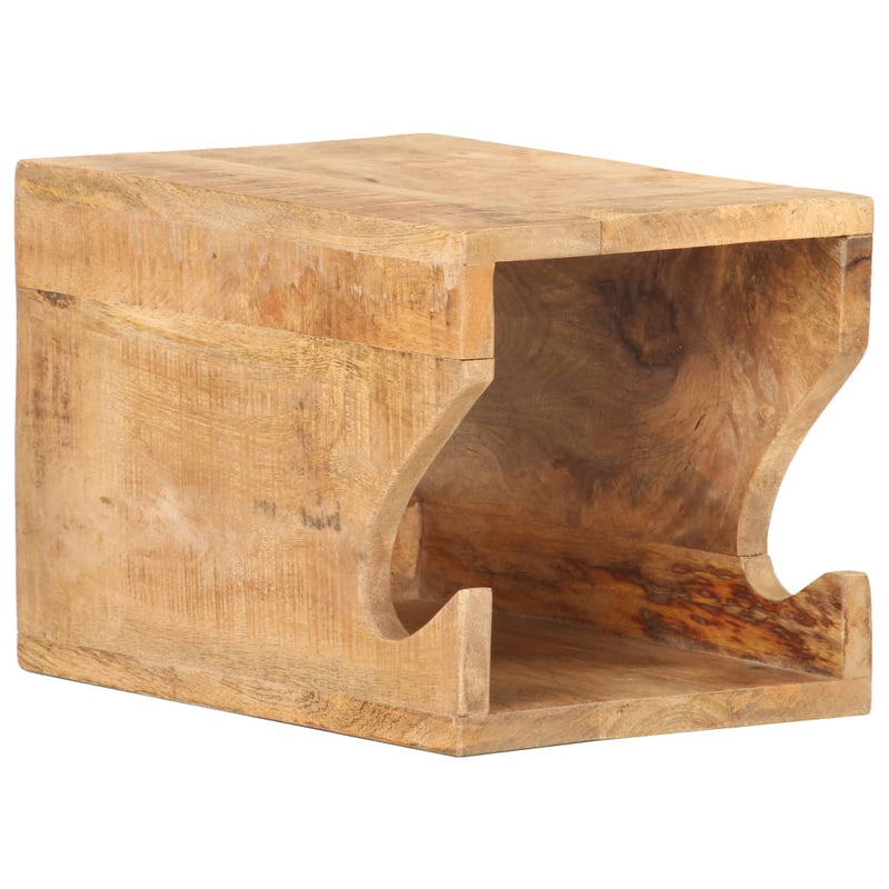 Load image into Gallery viewer, Vidaxl wandfietsenrek 35x25x25 cm massief ruw mangohout