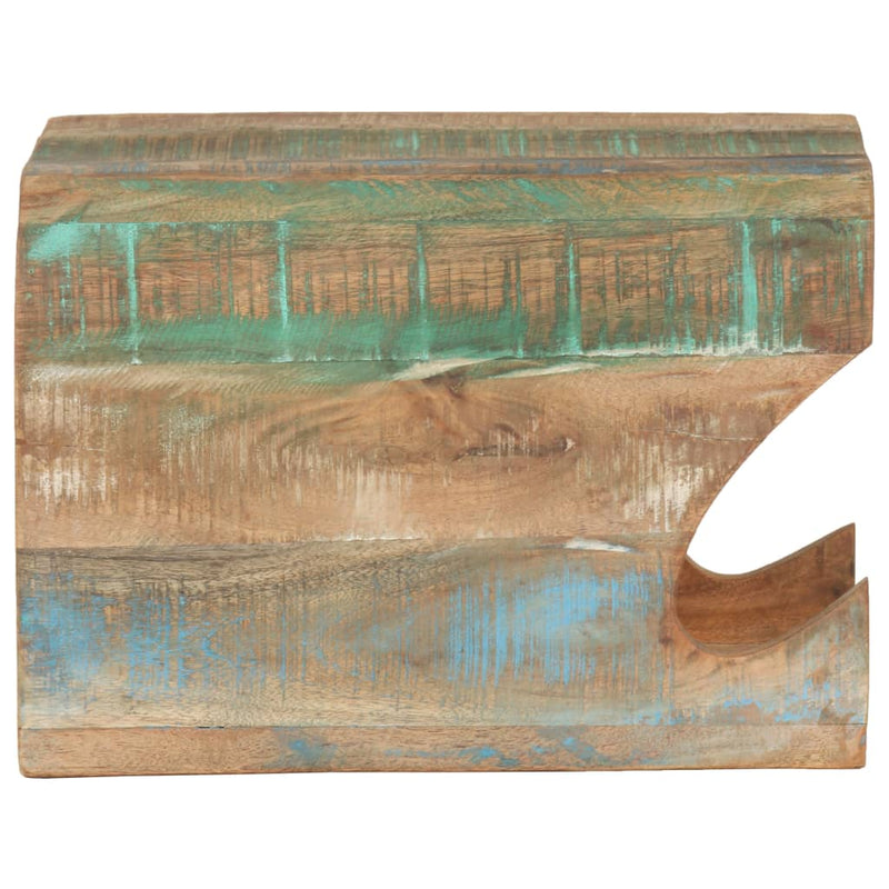 Laden Sie das Bild in Galerie -Viewer, Vidaxl wandfietsenrek 35x25x25 cm massief gerecycled hout
