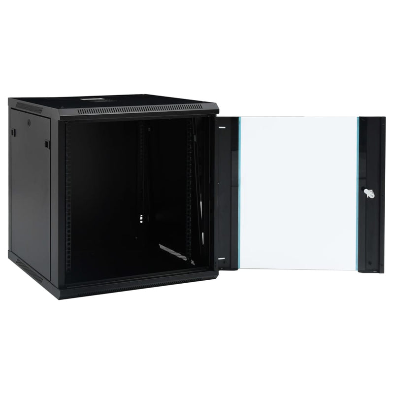 Load image into Gallery viewer, Vidaxl netwerkkast voor aan de muur 12u 19 ip20 600x600x640 mm