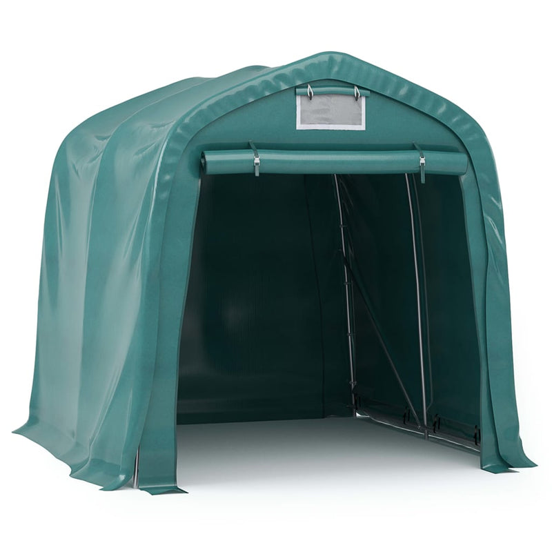 Load image into Gallery viewer, VidaXL Garagetent 1,6x2,4 m PVC groen