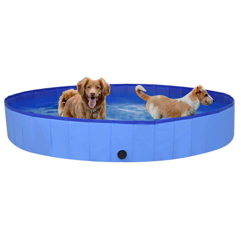 Load image into Gallery viewer, Vidaxl hondenzwembad inklapbaar 200x30 cm pvc blauw