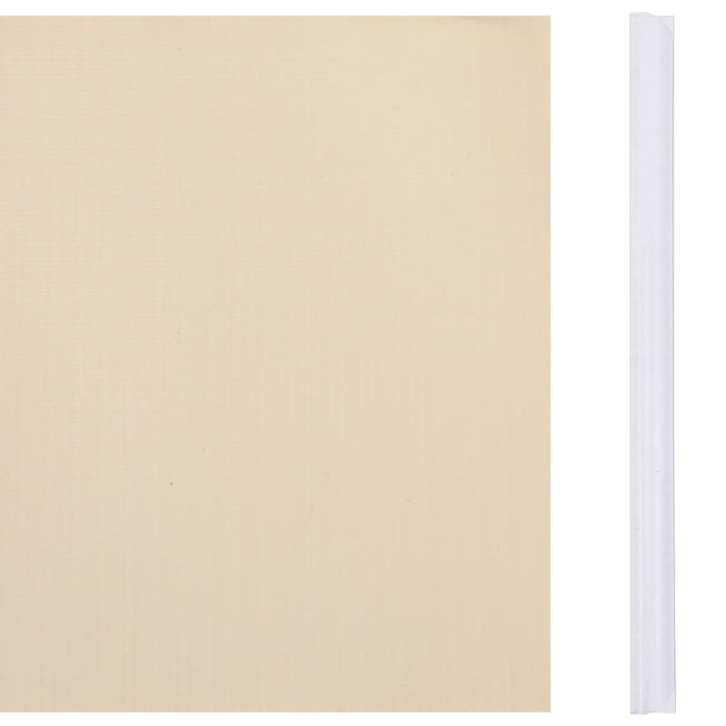 Load image into Gallery viewer, Vidaxl tuinschermen 4 st 35x0,19 m pvc crèmekleurig