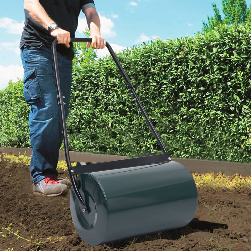 Load image into Gallery viewer, Vidaxl gazonroller 50 l 63 cm groen en zwart