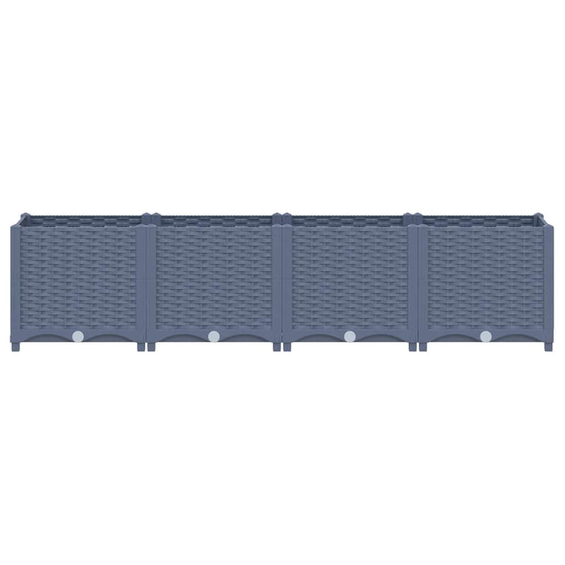 Load image into Gallery viewer, Vidaxl plantenbak verhoogd 160x40x38 cm polypropyleen