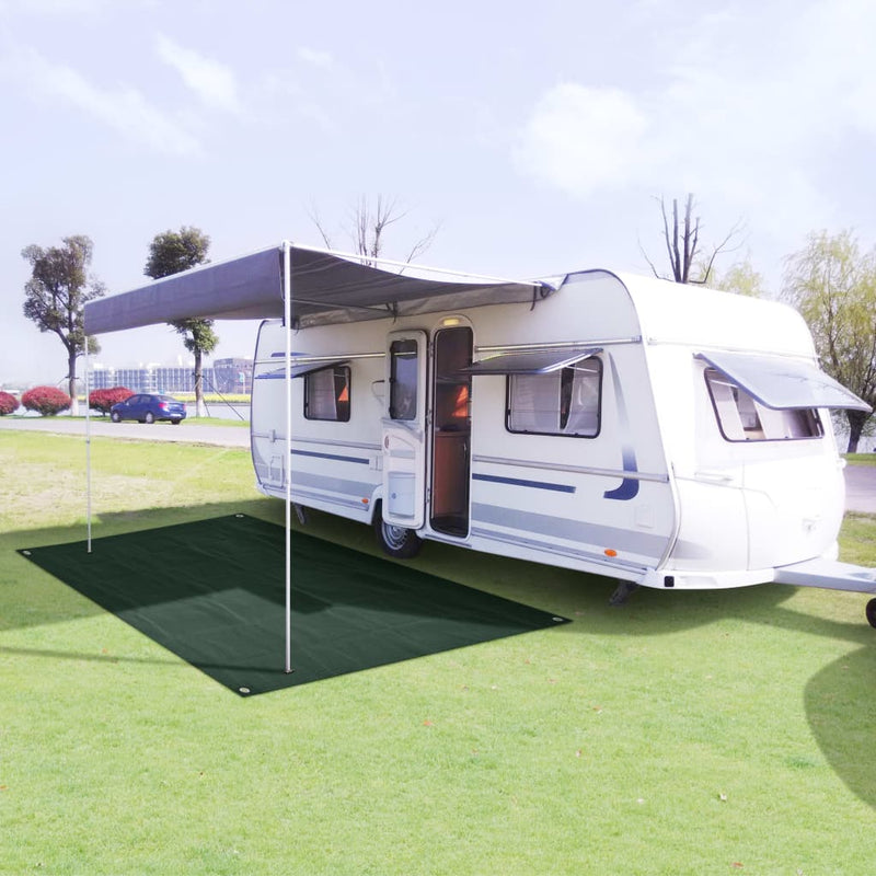 Load image into Gallery viewer, VidaXL Tenttapijt 400x400 cm HDPE donkergroen