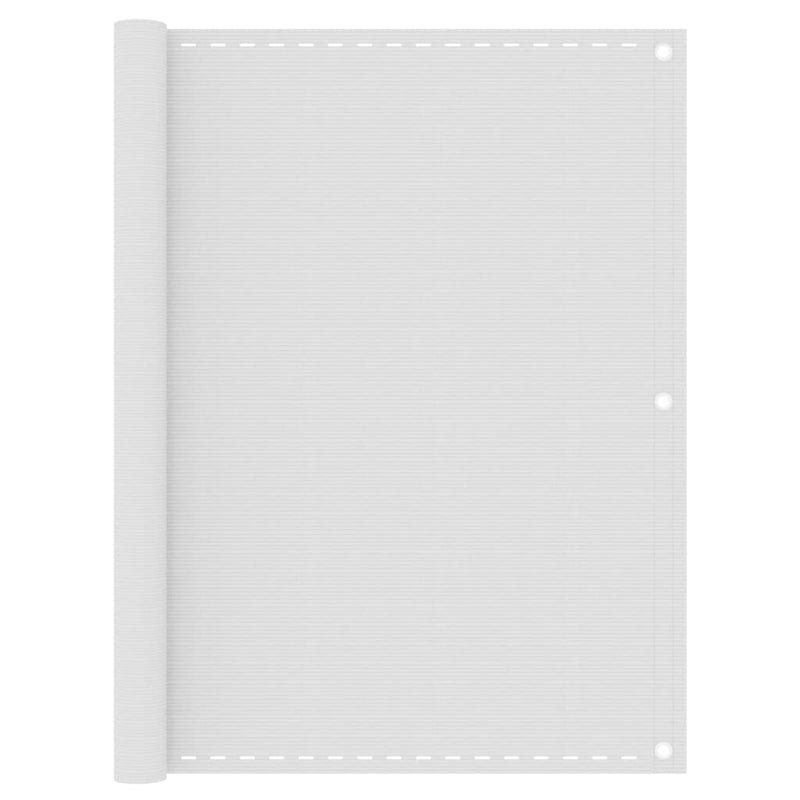 Load image into Gallery viewer, Vidaxl balkonscherm 120x600 cm hdpe wit