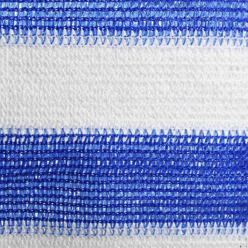 Chargez l'image dans la visionneuse de la galerie, Vidaxl balkonscherm 120x300 cm hdpe blauw en wit