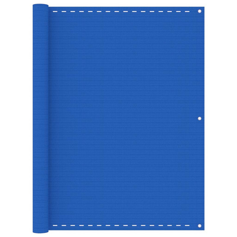Load image into Gallery viewer, Vidaxl balkonscherm 120x500 cm hdpe blauw