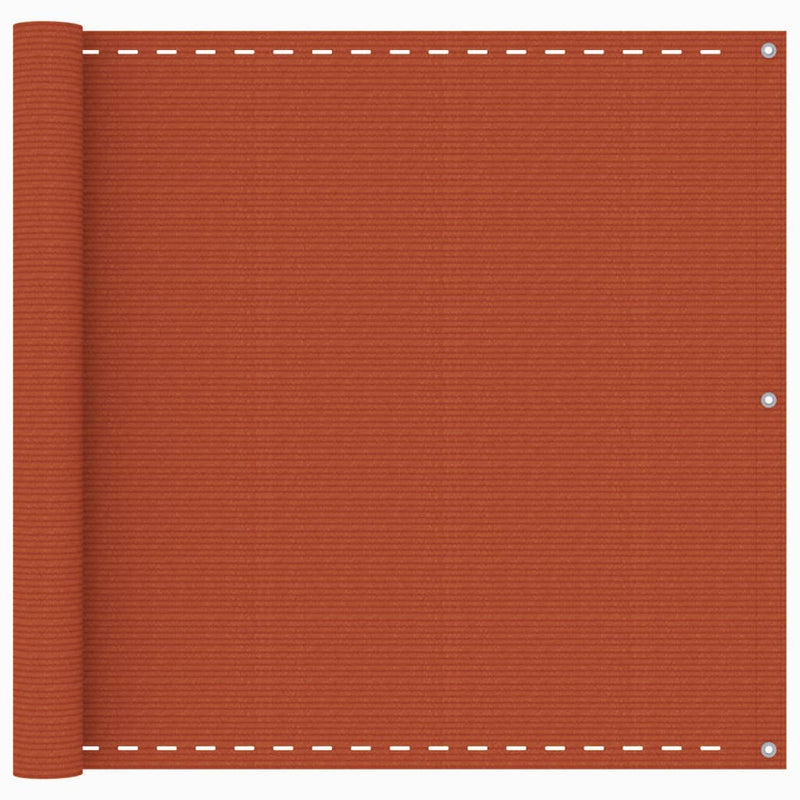 Load image into Gallery viewer, Vidaxl balkonscherm 90x600 cm hdpe oranje