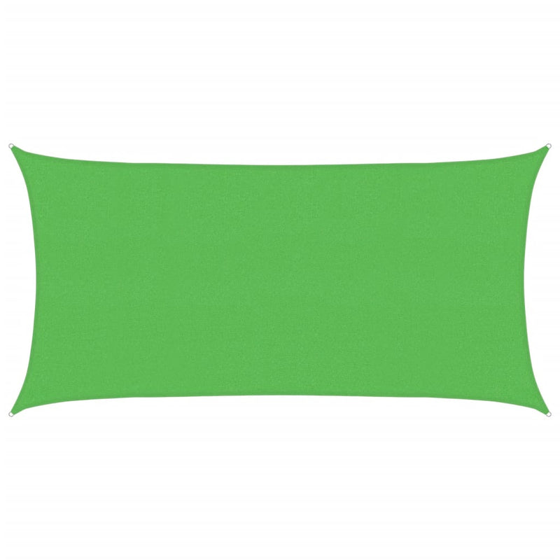 Afbeelding laden in galerijviewer, Vidaxl zonnezeil rechthoekig 160 g m² 2x3,5 m hdpe lichtgroen