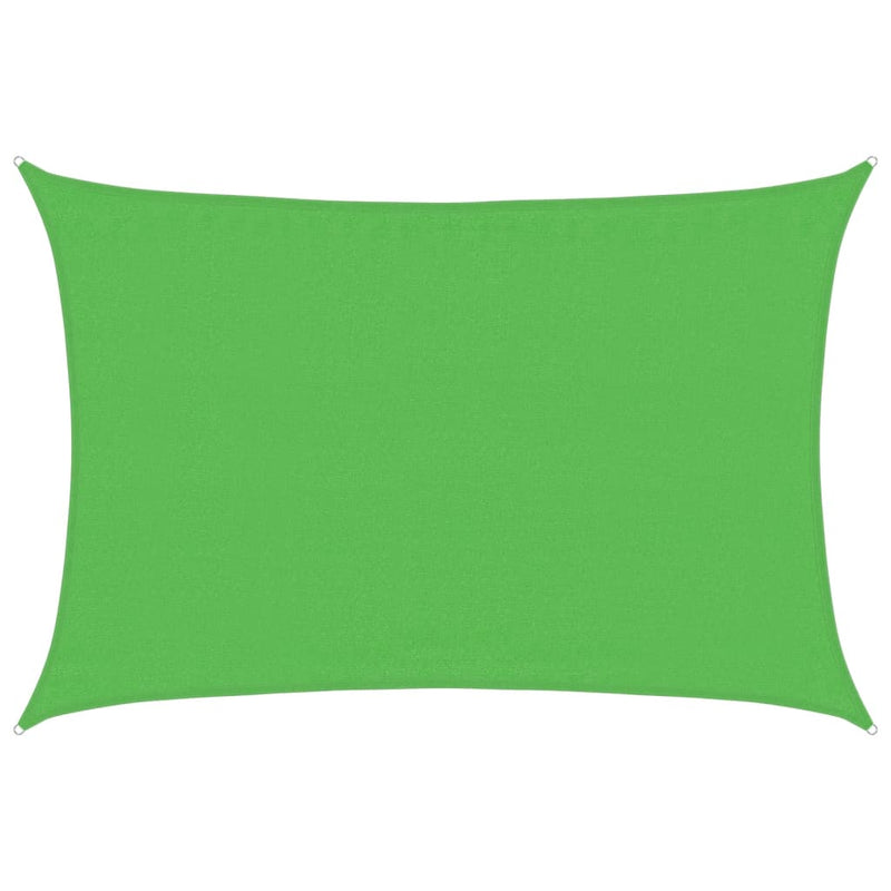 Afbeelding laden in galerijviewer, Vidaxl zonnezeil 160 g m² 3,5x5 m hdpe lichtgroen