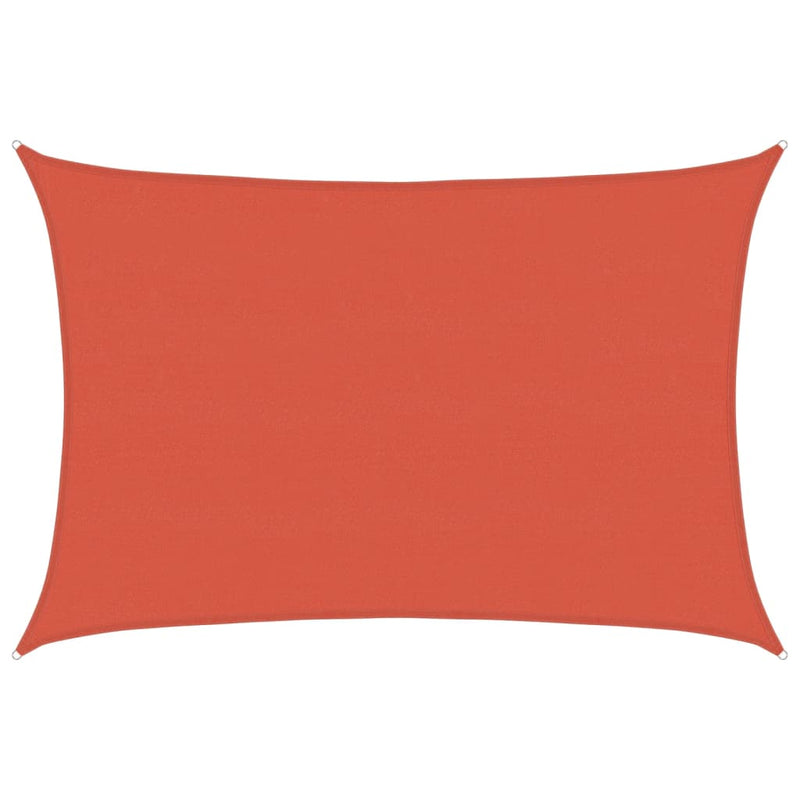 Afbeelding laden in galerijviewer, Vidaxl zonnezeil 160 g m² 5x7 m hdpe terracottakleurig