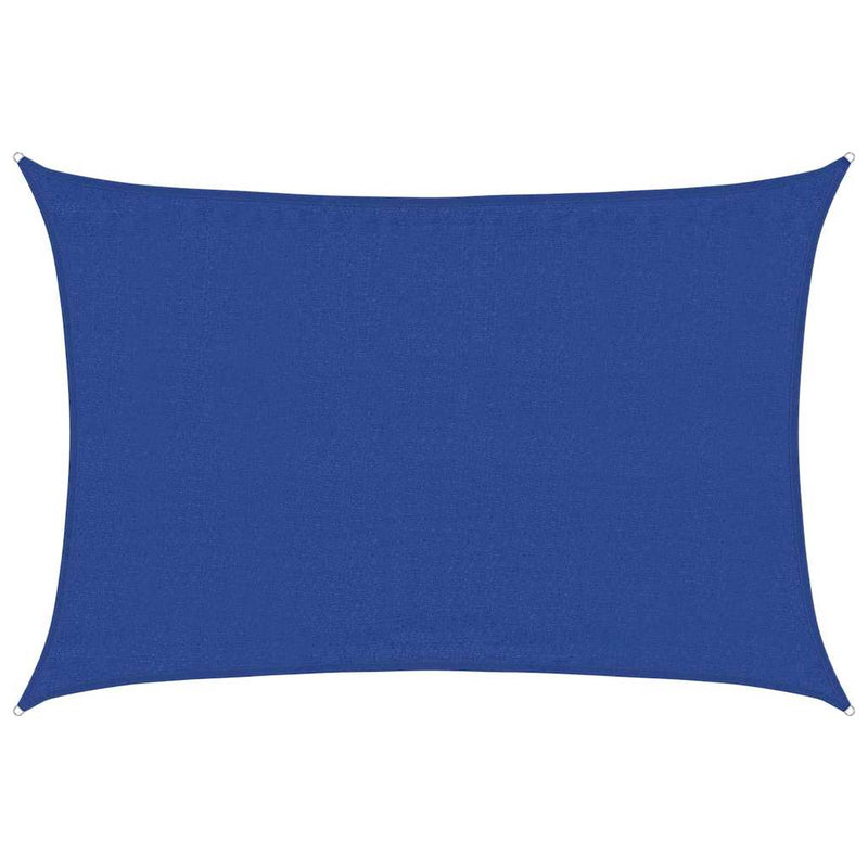 Chargez l'image dans la visionneuse de la galerie, Vidaxl zonnezeil 160 g m² rechthoekig 3,5x4,5 m hdpe blauw