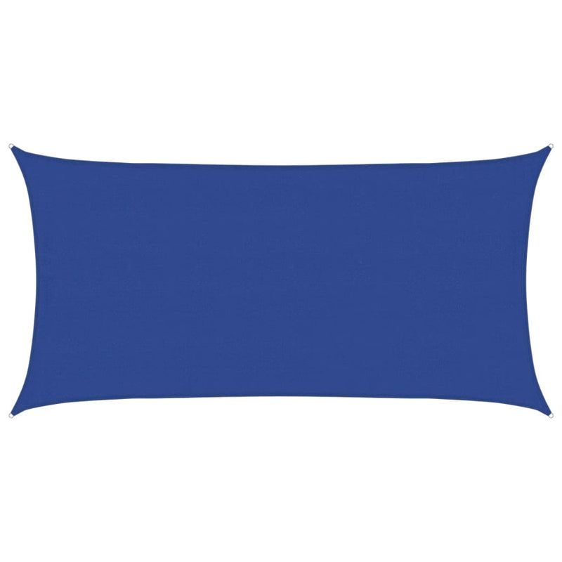 Afbeelding laden in galerijviewer, Vidaxl zonnezeil 160 g m² rechthoekig 4x7 m hdpe blauw