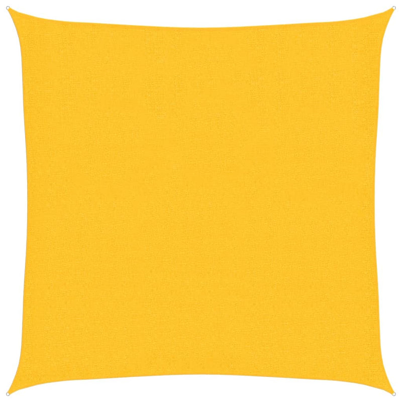 Afbeelding laden in galerijviewer, Vidaxl zonnezeil 160 g m² 2,5x2,5 m hdpe geel