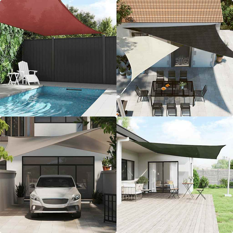 Afbeelding laden in galerijviewer, Vidaxl zonnezeil 160 g m² rechthoekig 2x3,5 m hdpe geel