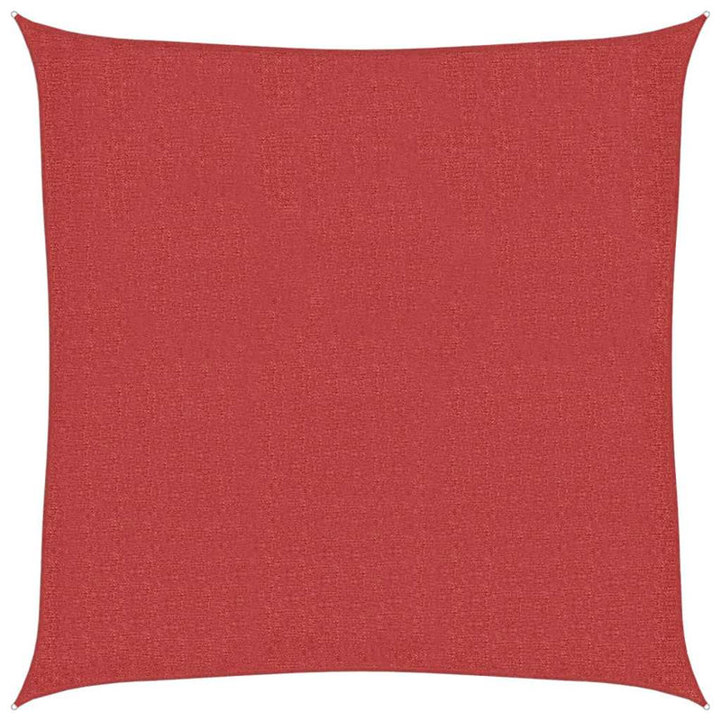 Afbeelding laden in galerijviewer, Vidaxl zonnezeil 160 g m² 3,6x3,6 m hdpe rood