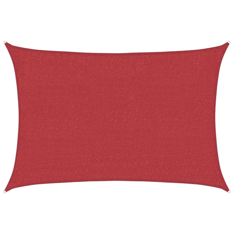 ギャラリービューアに画像をロードする, Vidaxl zonnezeil 160 g m² 2x2,5 m hdpe rood