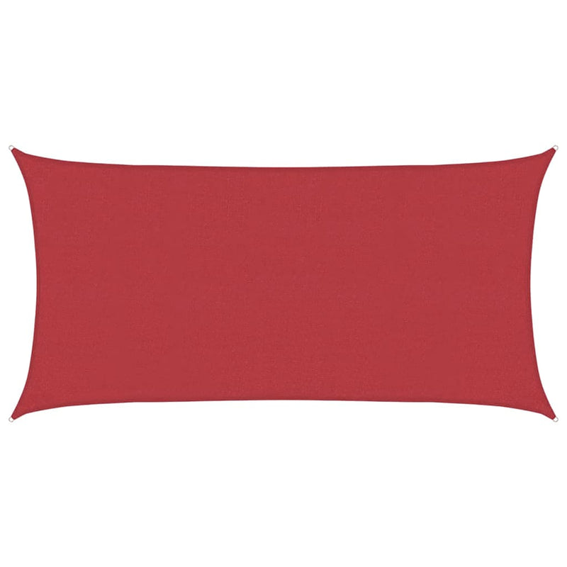 Afbeelding laden in galerijviewer, Vidaxl zonnezeil 160 g m² 2x4 m hdpe rood