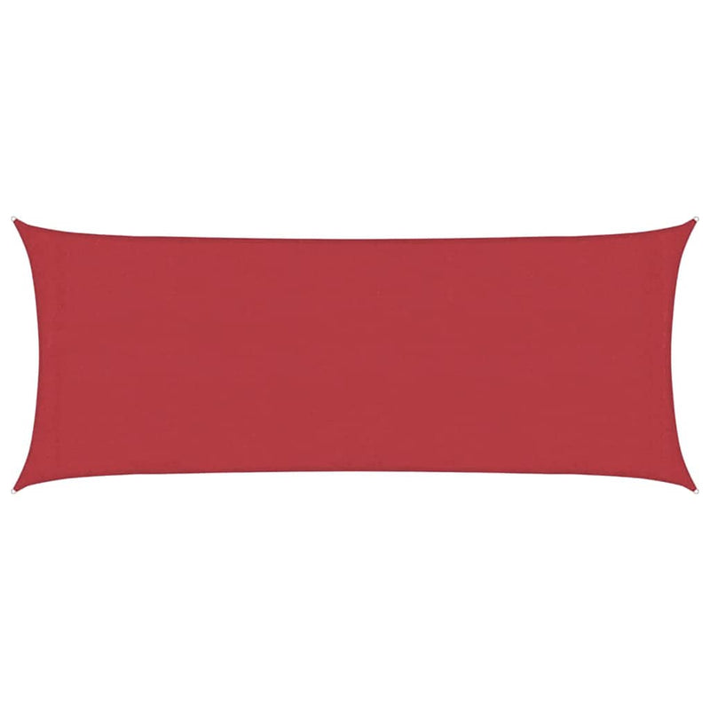 Afbeelding laden in galerijviewer, Vidaxl zonnezeil 160 g m² 2x5 m hdpe rood